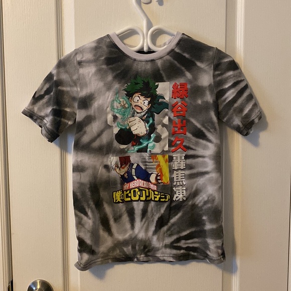 My Hero Academia boys large tie dyed t-shirt - Picture 2 of 3